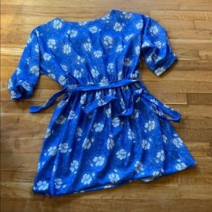 Vintage blue and white dress